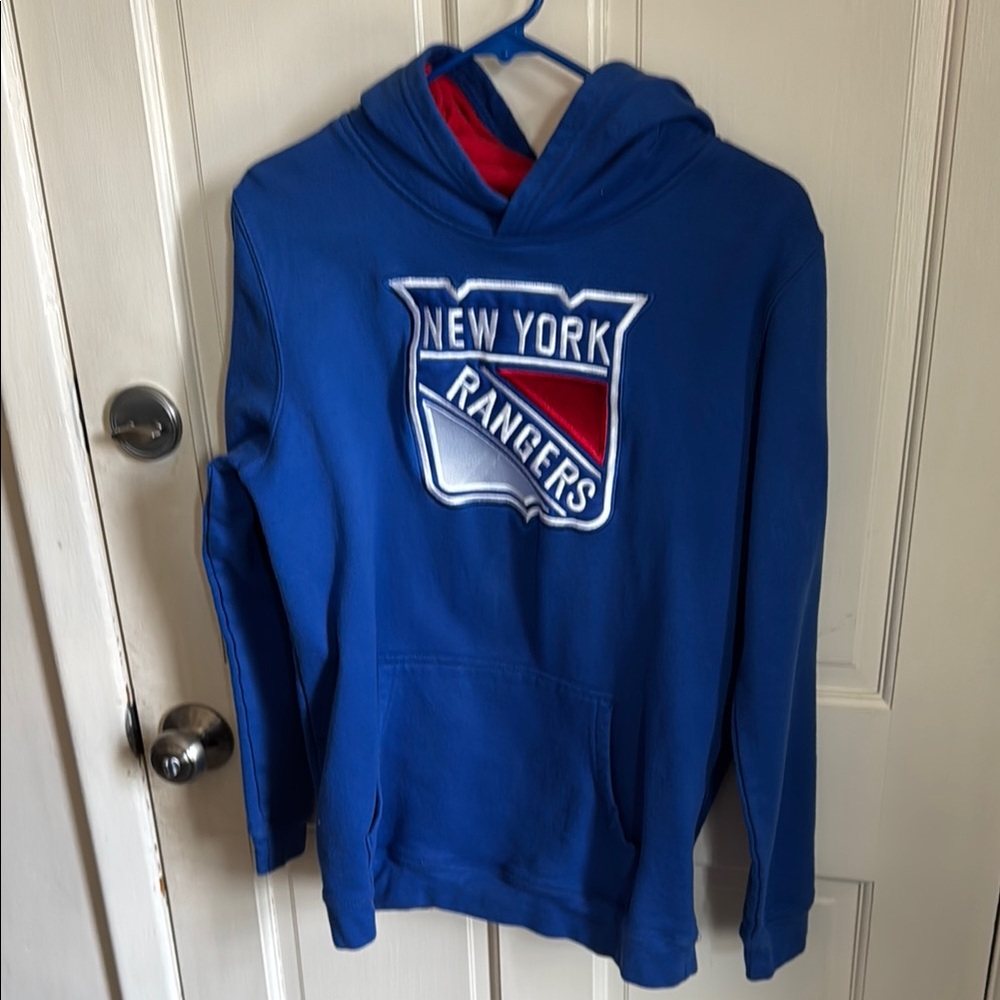 New York Rangers Boys Blue Hoodie